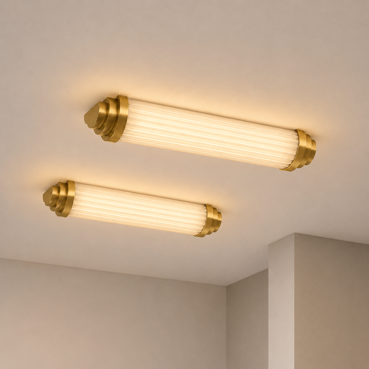 Plafondlamp Art Deco V2