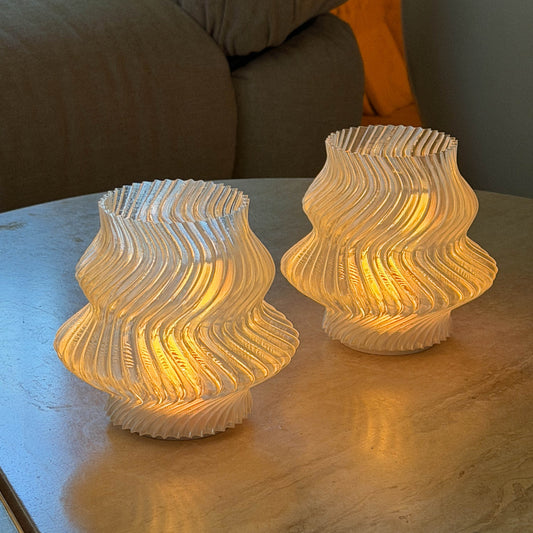 Tafellampje Wave, set van 2