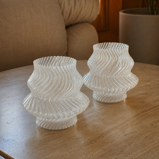 Tafellampje Wave, set van 2