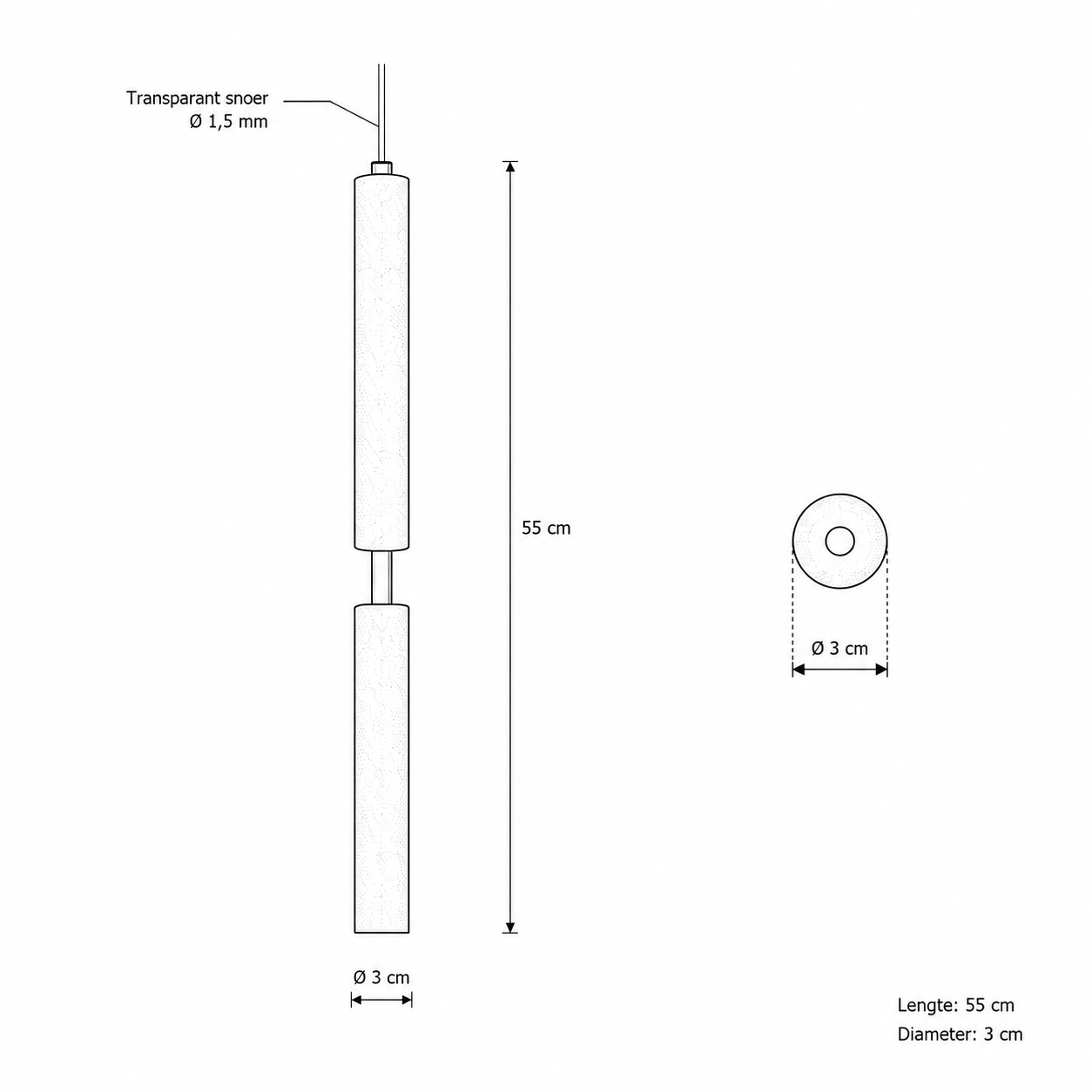 Hanglamp Tubes